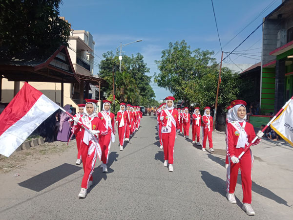 Gerak Jalan SMP 3 Kalosi 1